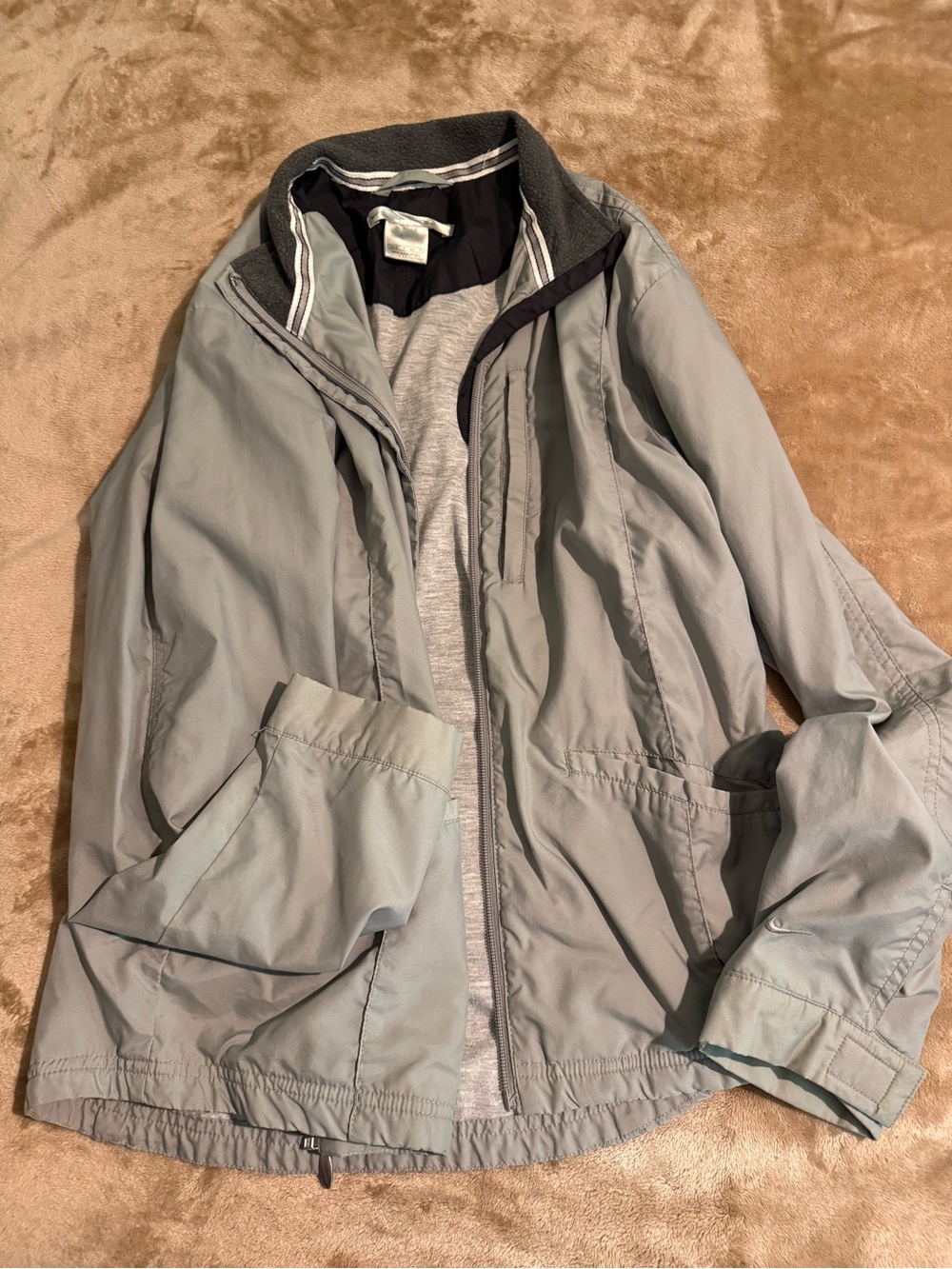 Nike Light Gray Utility Windbreaker Jacket